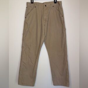 Wrangler Khaki Utility Pants men’s 32/30 work pants work wear casual pants